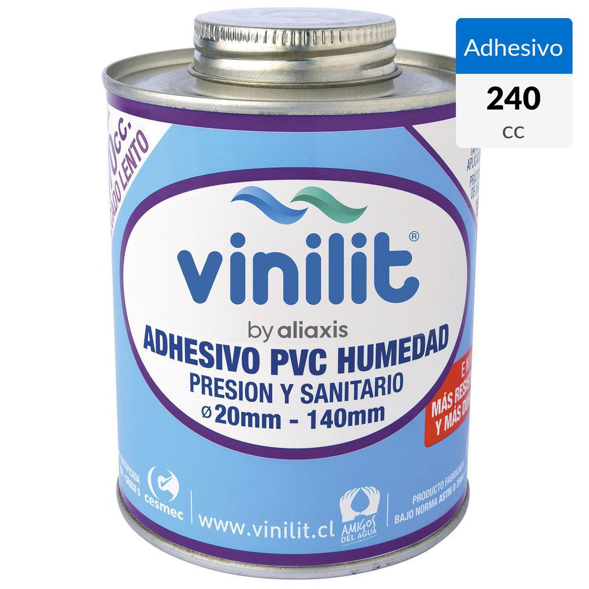 VINILIT - Adhesivo Humedad para PVC 240 cc