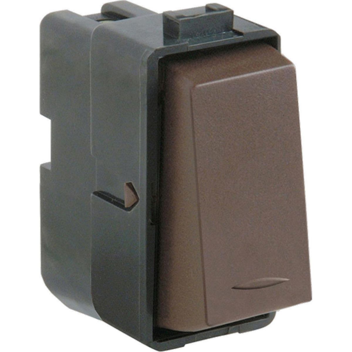 SCHNEIDER ELECTRIC - Interruptor pulsador 16 A café Genesis