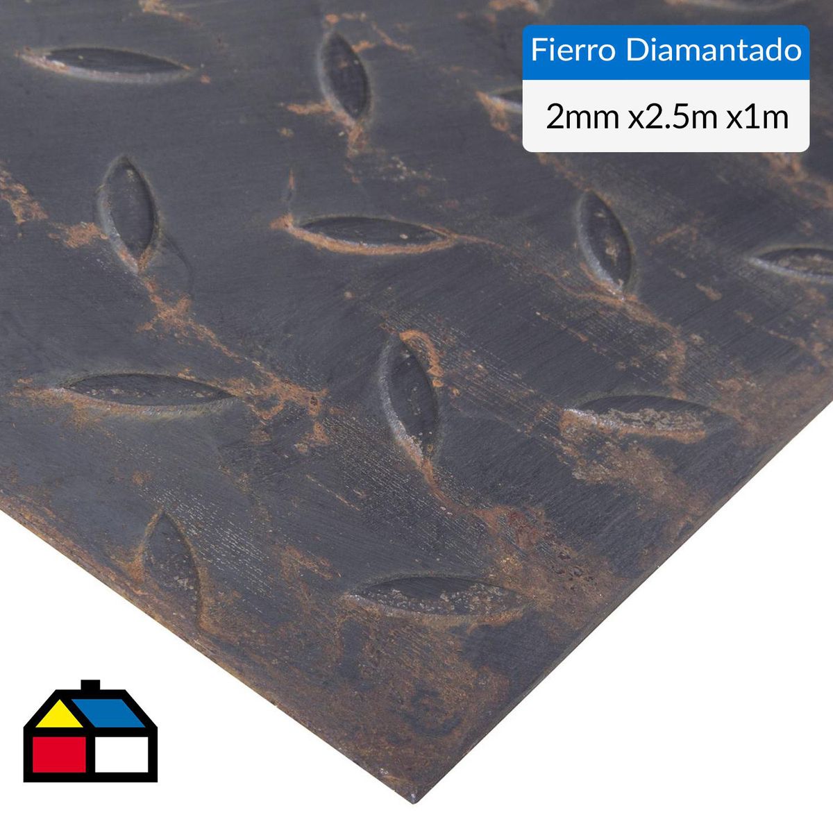 CINTAC - Plancha diamantado p/piso 2.5 x 1 mt