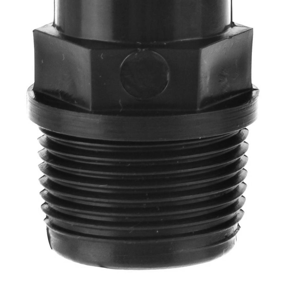 HOFFENS - Terminal Polietileno HE 3/4" Negro 1u