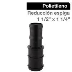 HOFFENS - Reducción Polietileno 1 1/2" x 1 1/4" Negro 1u