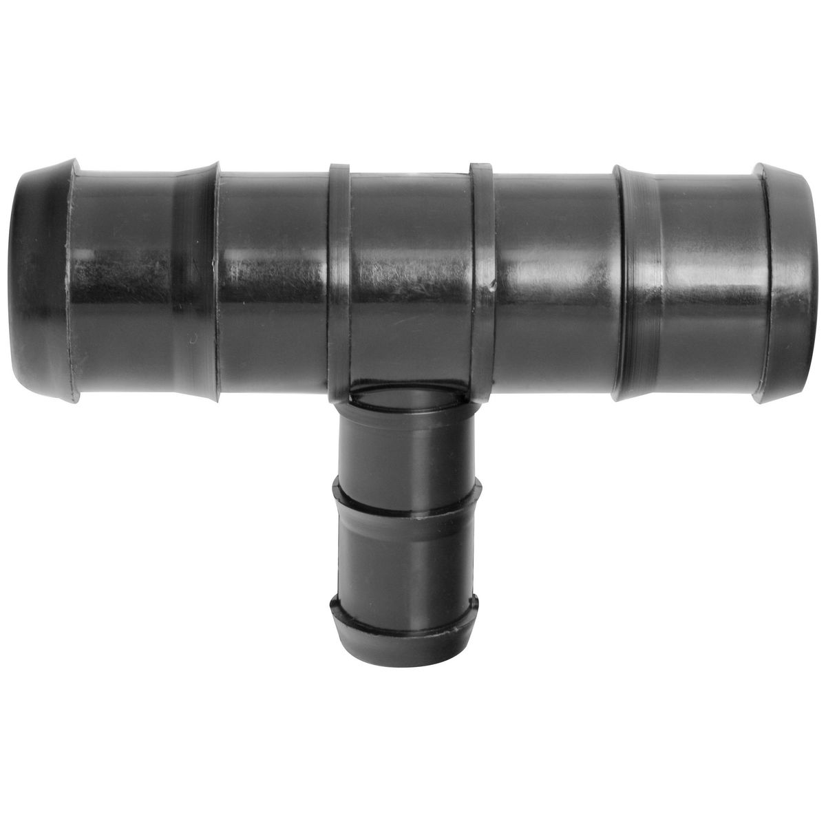 HOFFENS - Tee Reducción Polietileno 1 1/2" x 1" Negro 1u