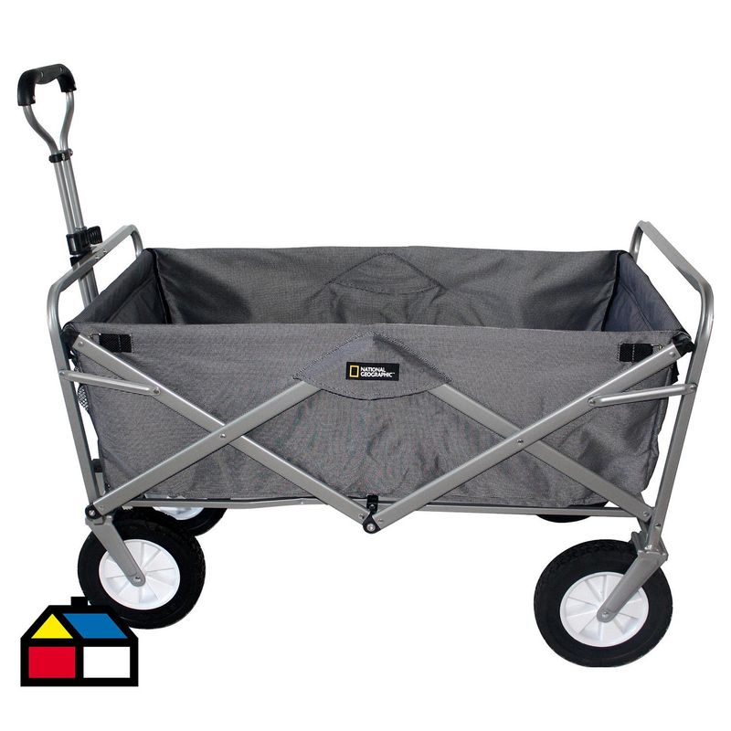 NATIONAL GEOGRAPHIC - Carro plegable 51x57x90 cm metal