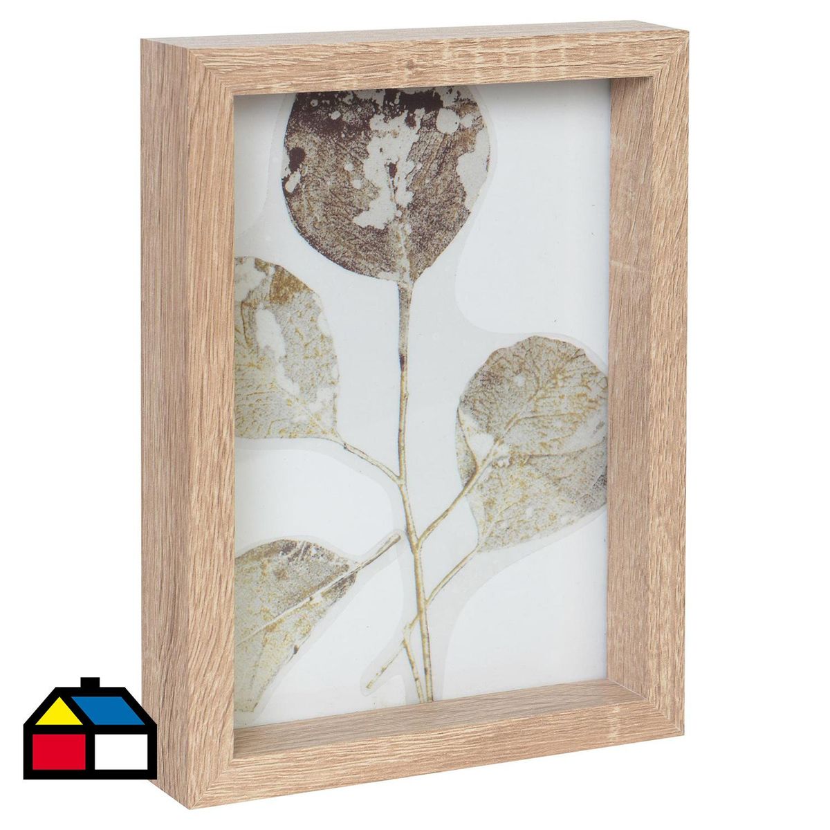 VGO - Marco de Foto 18x13 cm Madera Plástico