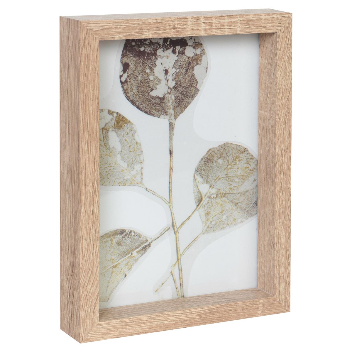 VGO - Marco de Foto 18x13 cm Madera Plástico