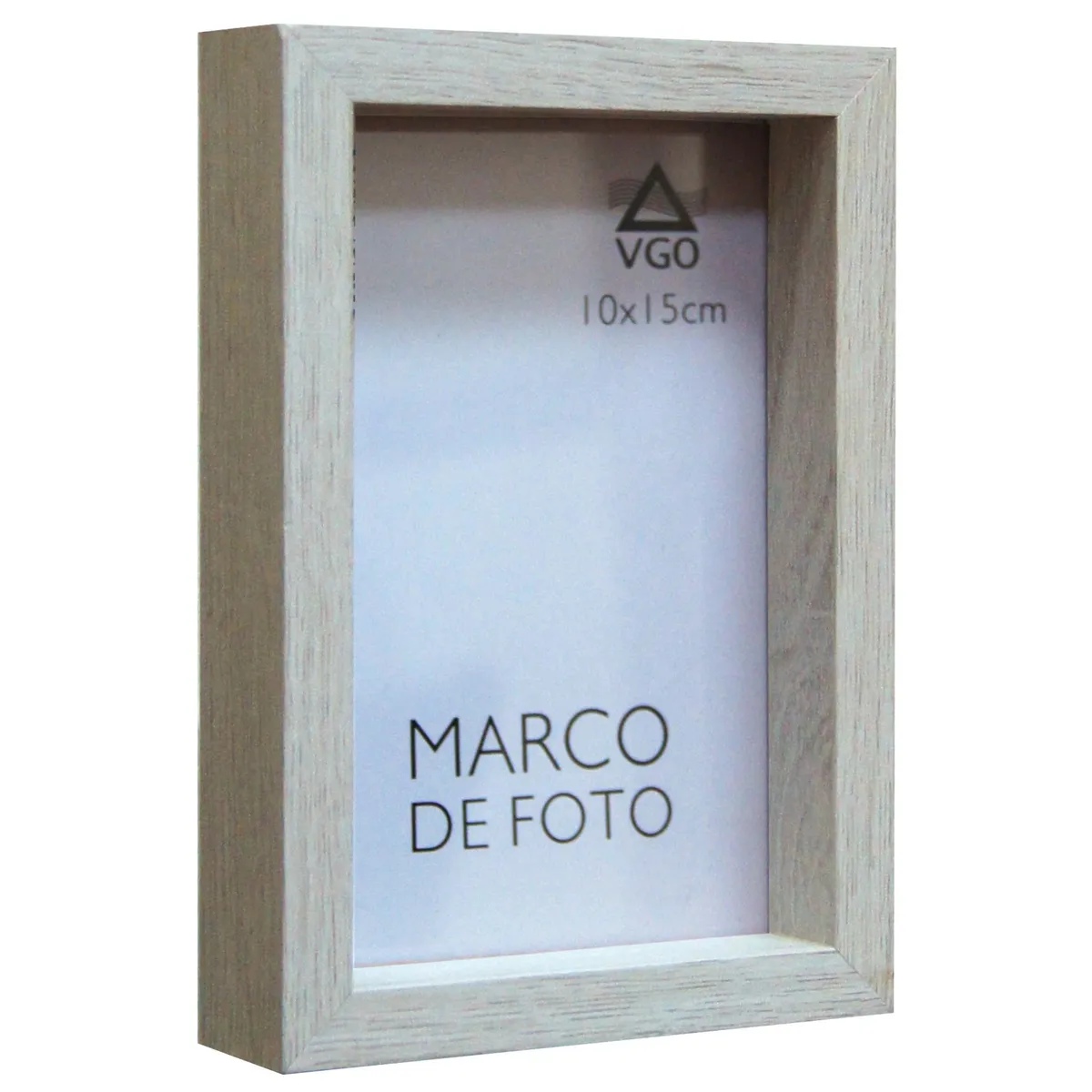 VGO - Marco de Foto 20x15 cm Madera Plástico