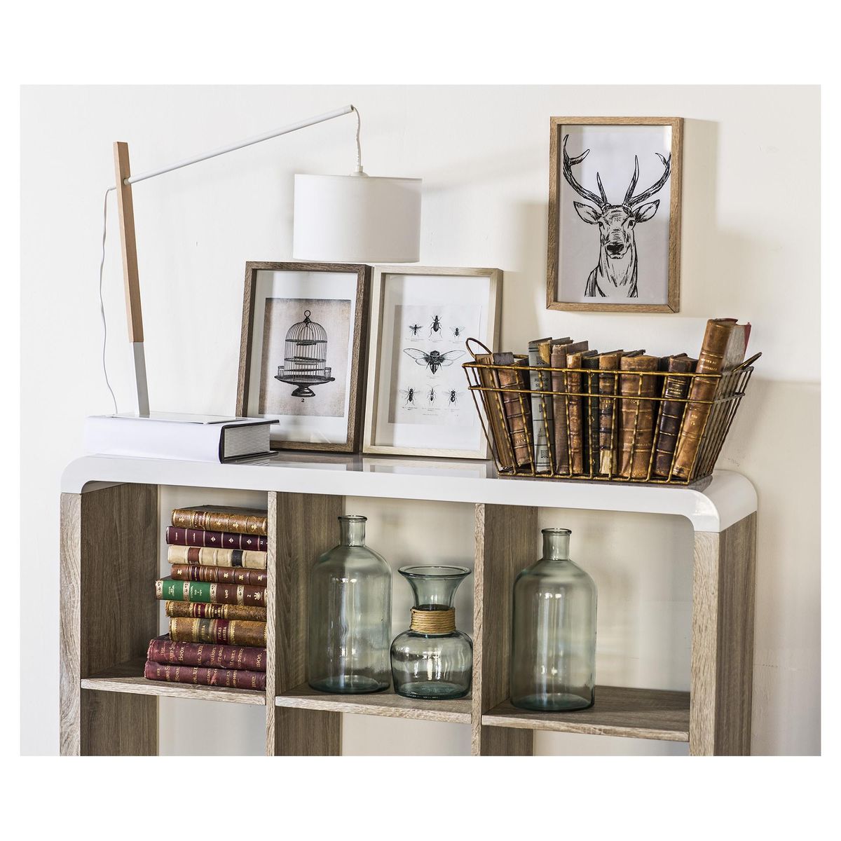 VGO - Marco de Foto 30x20 cm Multicolor Plástico