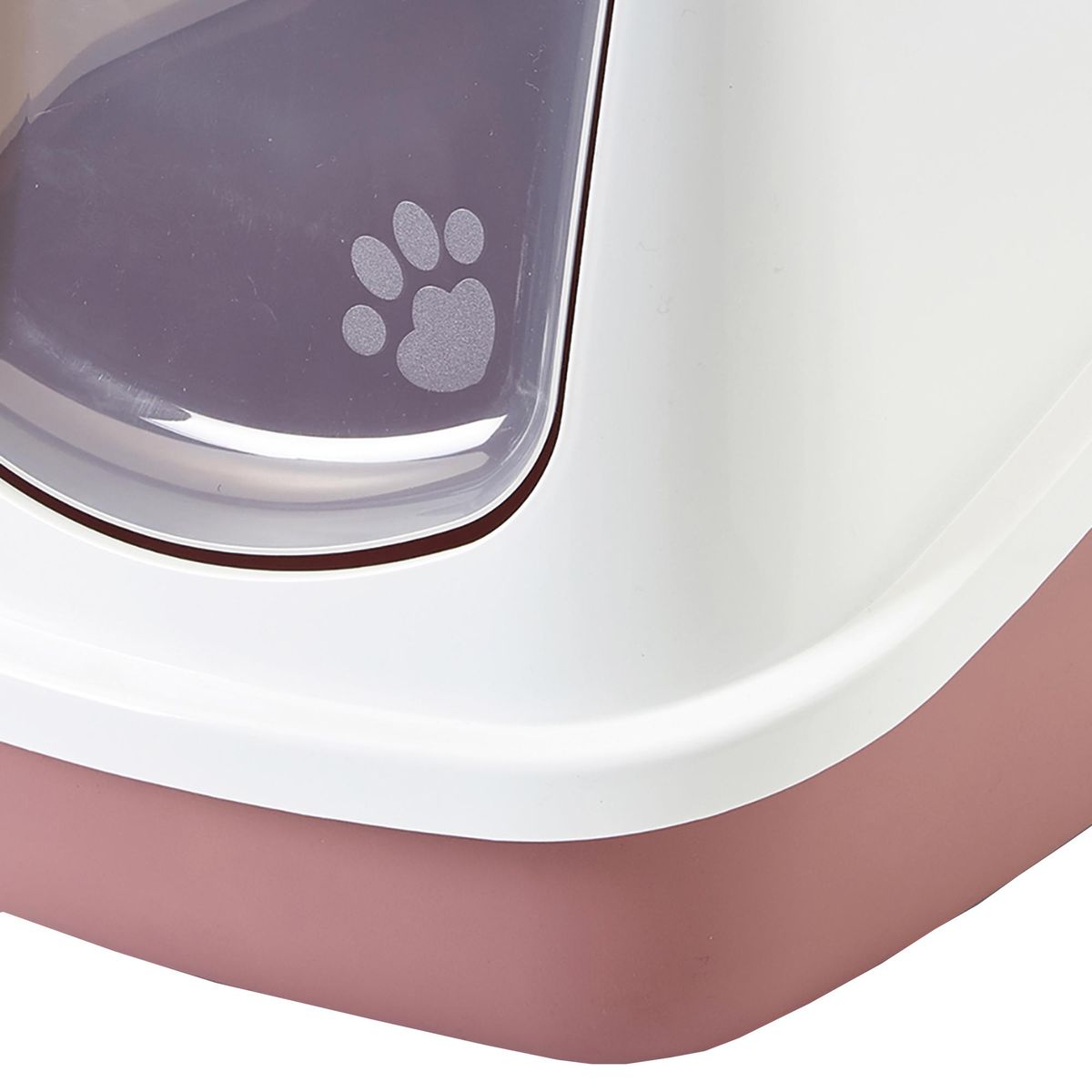 SAVIC - Baño cerrado para gato rosado