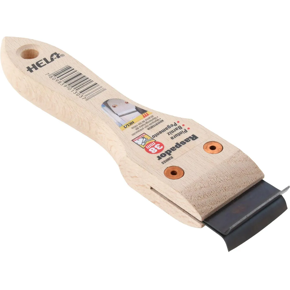 HELA - Raspador de Pintura Hela con Mango Ergonómico para Limpieza