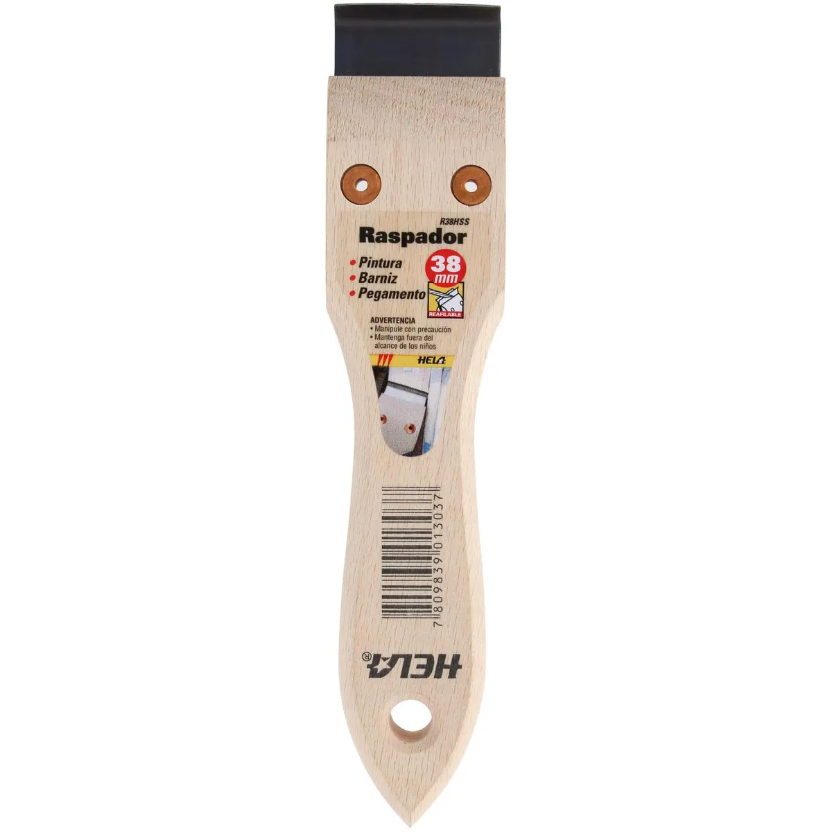 HELA - Raspador de Pintura Hela con Mango Ergonómico para Limpieza