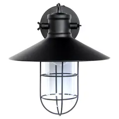 HOMY - Apliqué Farol Metal Negro 33 cm