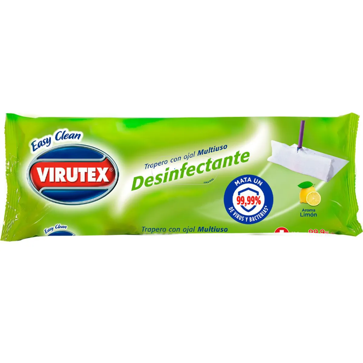 VIRUTEX - Trapero Húmedo Virutex Multiuso Limón 10 Unidades para Pisos