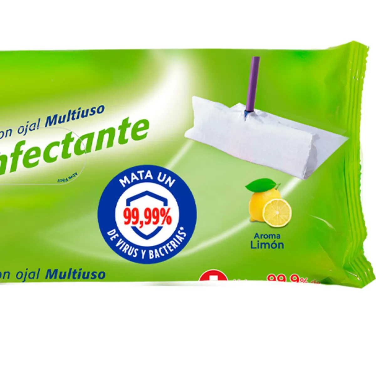 VIRUTEX - Trapero Húmedo Virutex Multiuso Limón 10 Unidades para Pisos