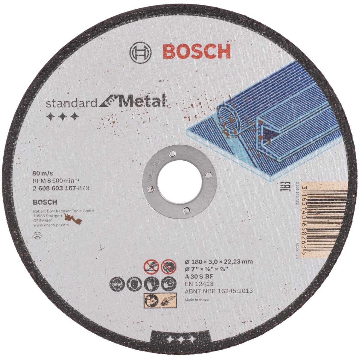 BOSCH - Disco de corte metal 7"