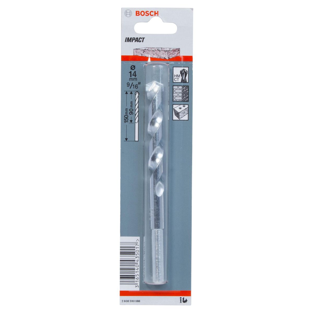 BOSCH - Broca para concreto espiral 14x150 mm