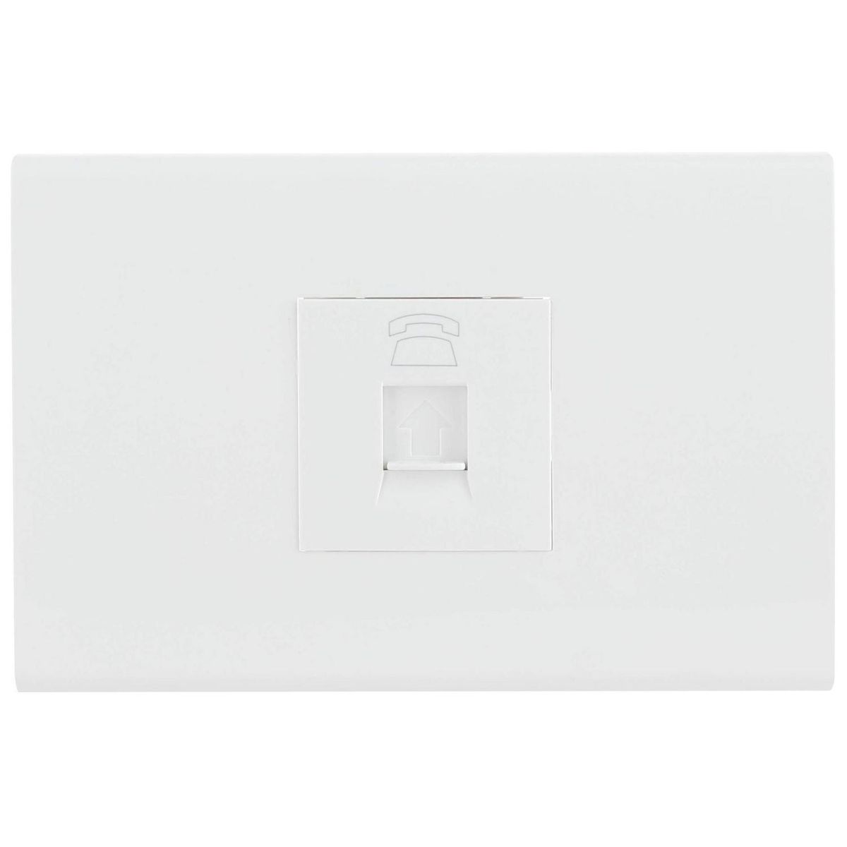 HALUX - Toma telefónica RJ11 10 A blanco