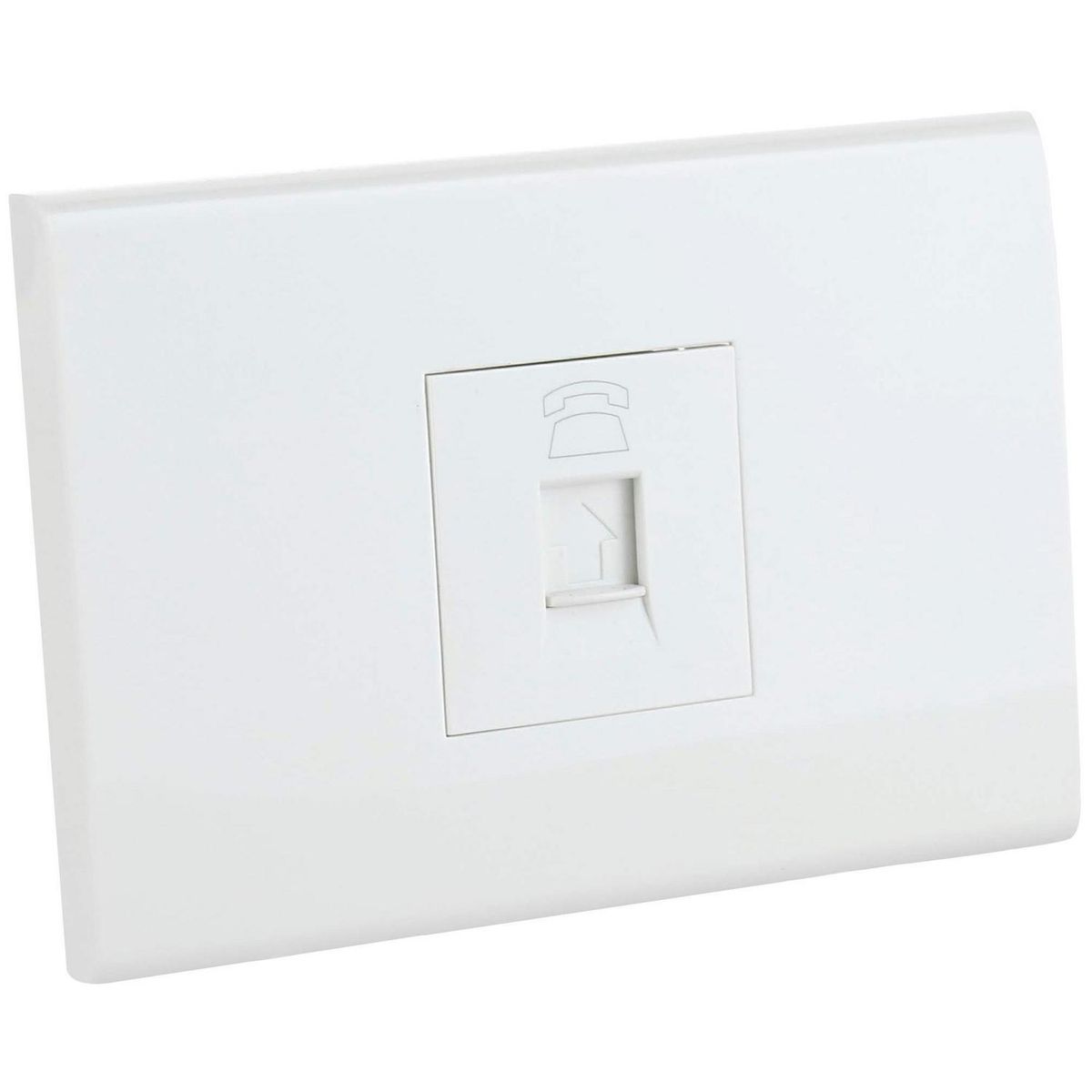 HALUX - Toma telefónica RJ11 10 A blanco