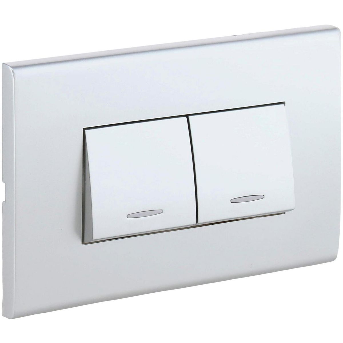 HALUX - Interruptor doble (9/15) 10 A Gris