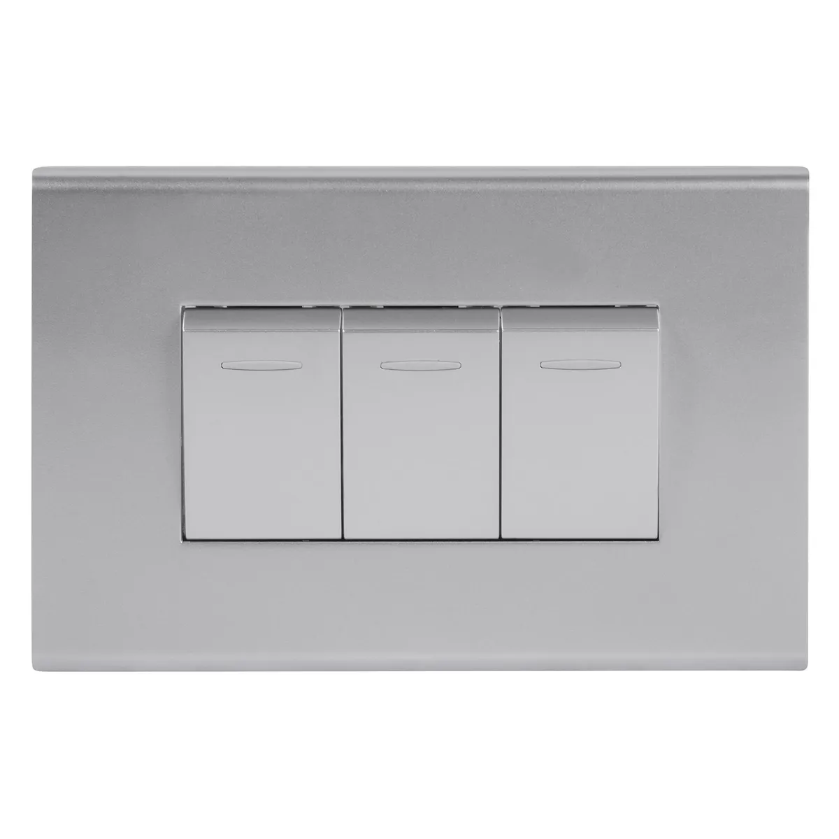 HALUX - Interruptor triple (9/32) 10 A Gris