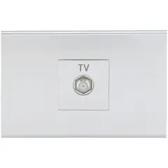 HALUX - Toma coaxial para TV 10 A gris