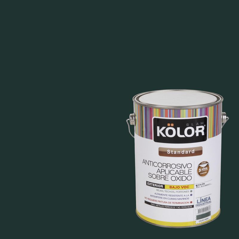KOLOR - Anticorrosivo opaco 1 gl verde