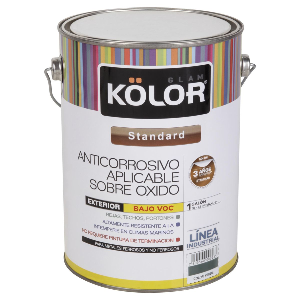 KOLOR - Anticorrosivo Lata 1 galón(es) Mate Verde