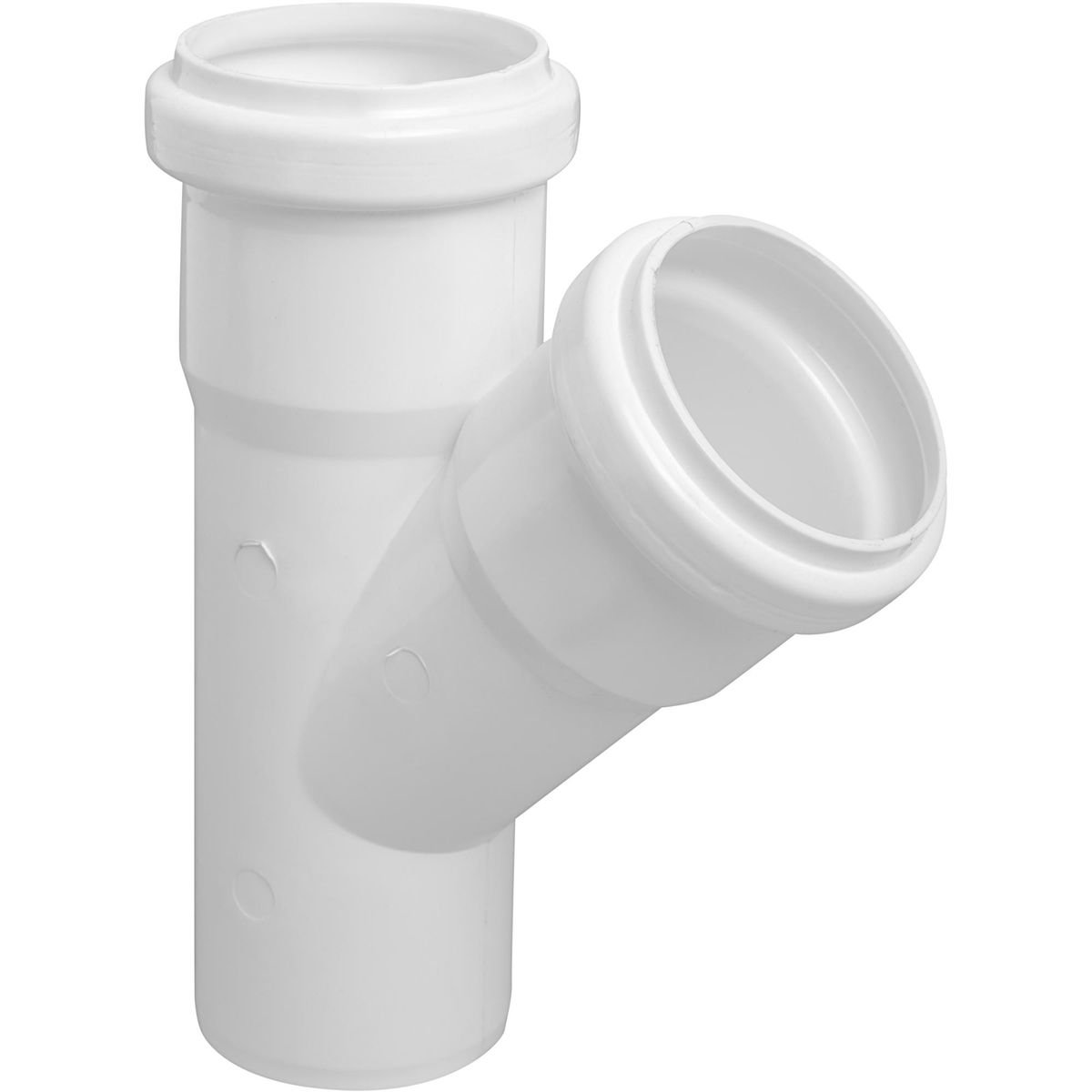 TIGRE - Vee PVC-S Bco c/goma 50mm x 50mm Blanco 1u