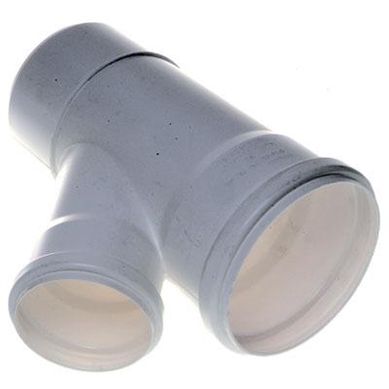 Vee Reduccin PVC-S Bco c/goma 110mm x 50mm Blanco 1u