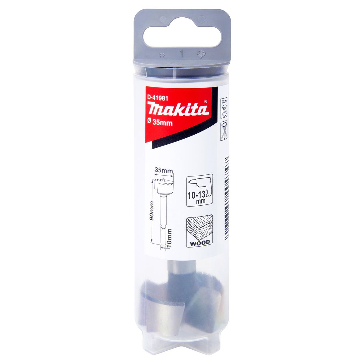 MAKITA - Broca para bisagra 35x90 mm centradora