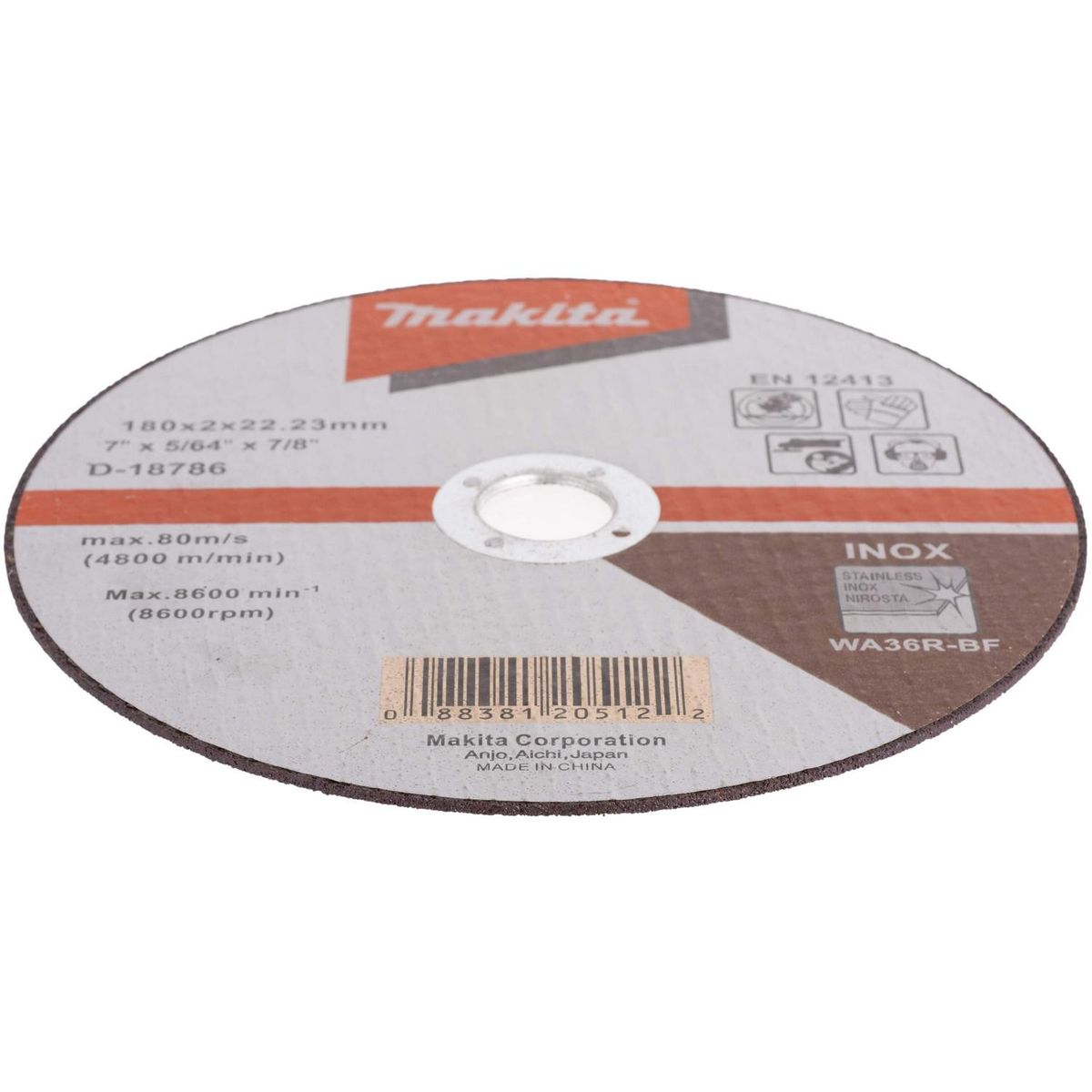 MAKITA - Disco De Corte 7" Acero