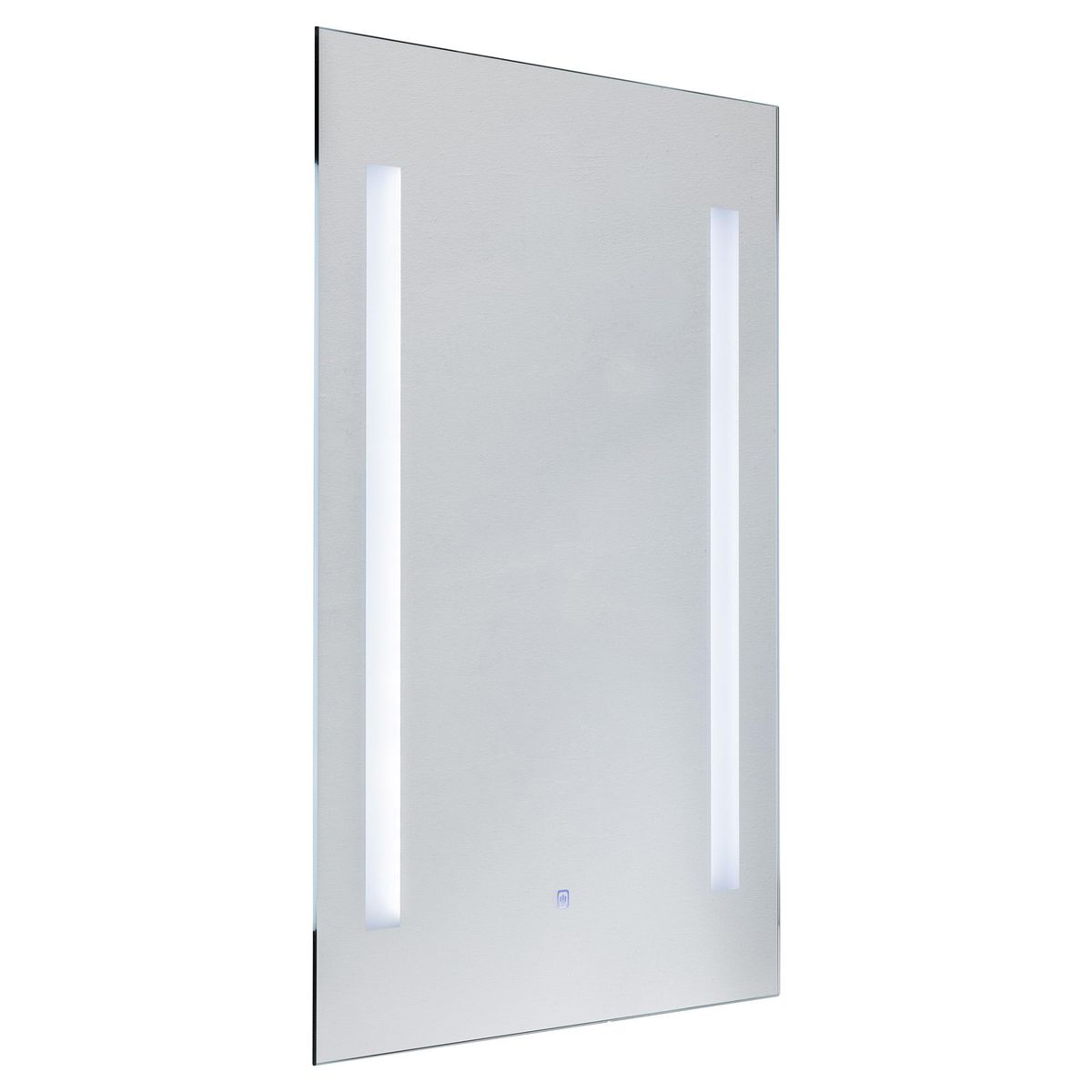 SENSI DACQUA - Espejo para baño con luz LED 60x80x0,5 cm Gris