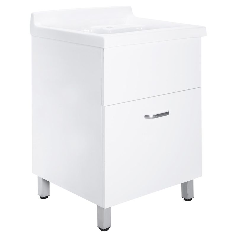 JUST HOME COLLECTION - Lavadero Forma Rectangular Melamina 55x85x59 cm Blanco