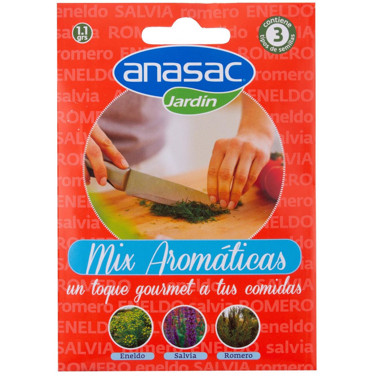 ANASAC - Mix Semillas Aromáticas Sachet 1.5 gr Sachet