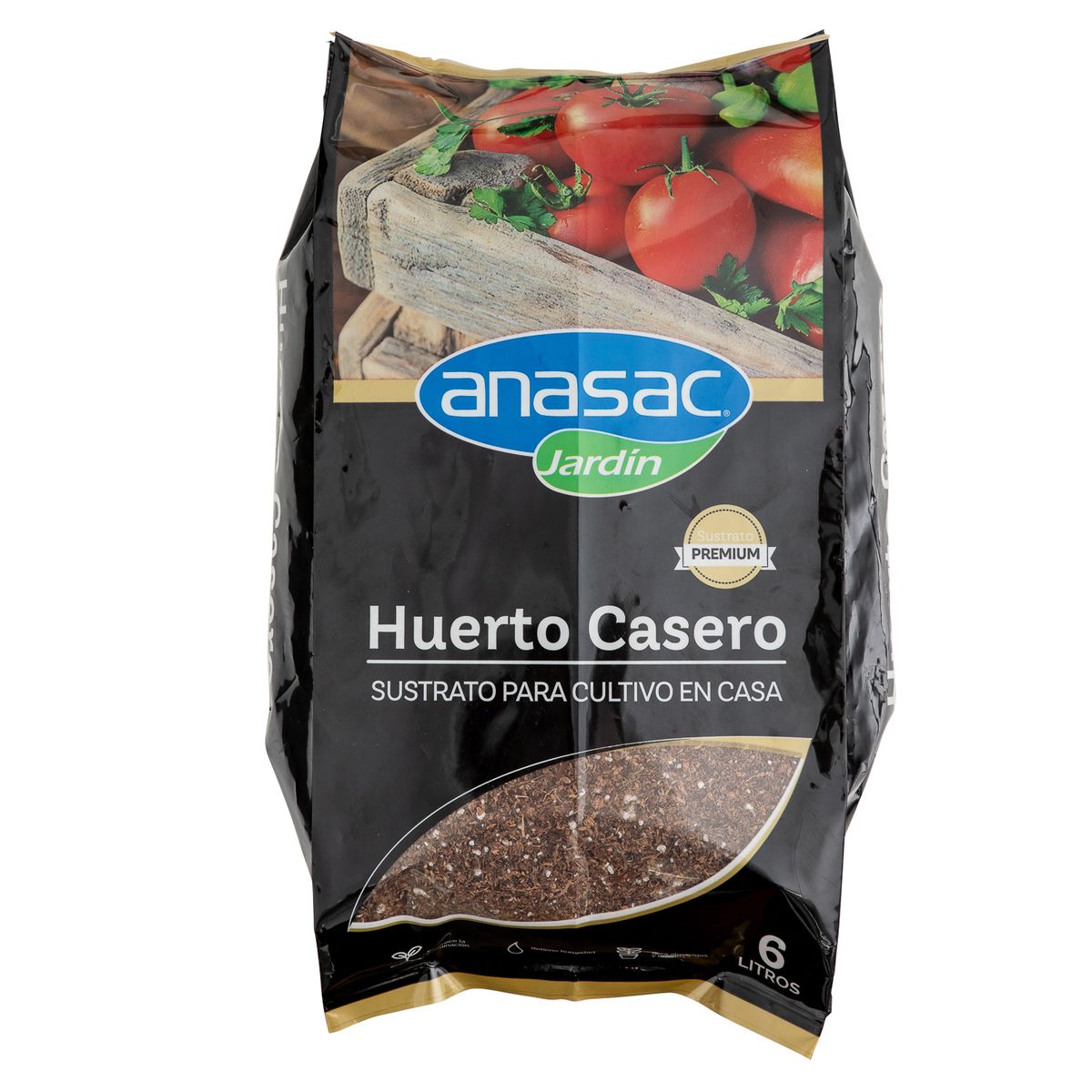 ANASAC - Sustrato Huerto Casero 6 litros bolsa