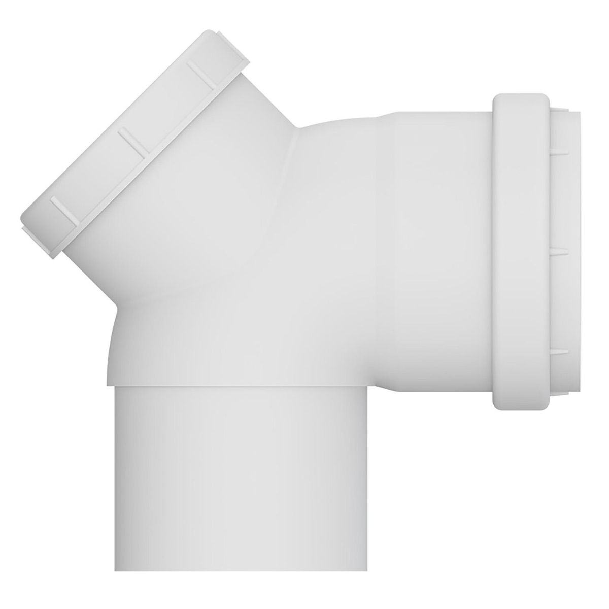 TIGRE - Codo Reg 87,5o PVC-S Bco c/goma 110mm Blanco 1u