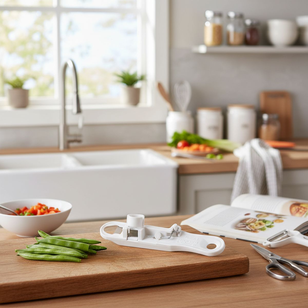 ILKO - Rebanador de porotos blanco