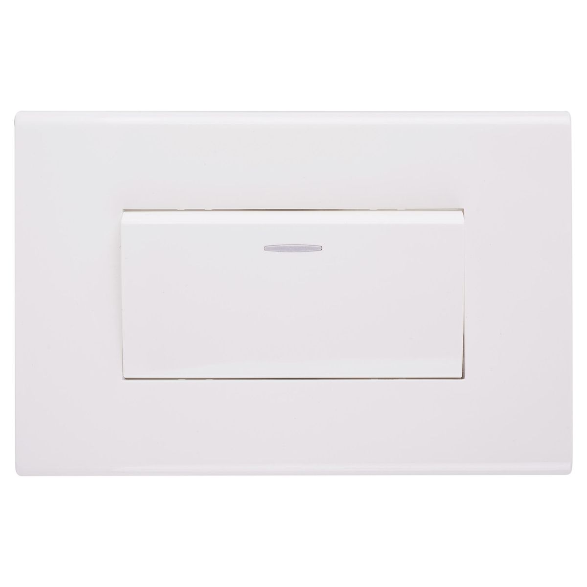 HALUX - Interruptor simple (9/12) 10 A Blanco