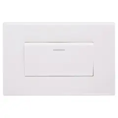 HALUX - Interruptor simple (9/12) 10 A Blanco