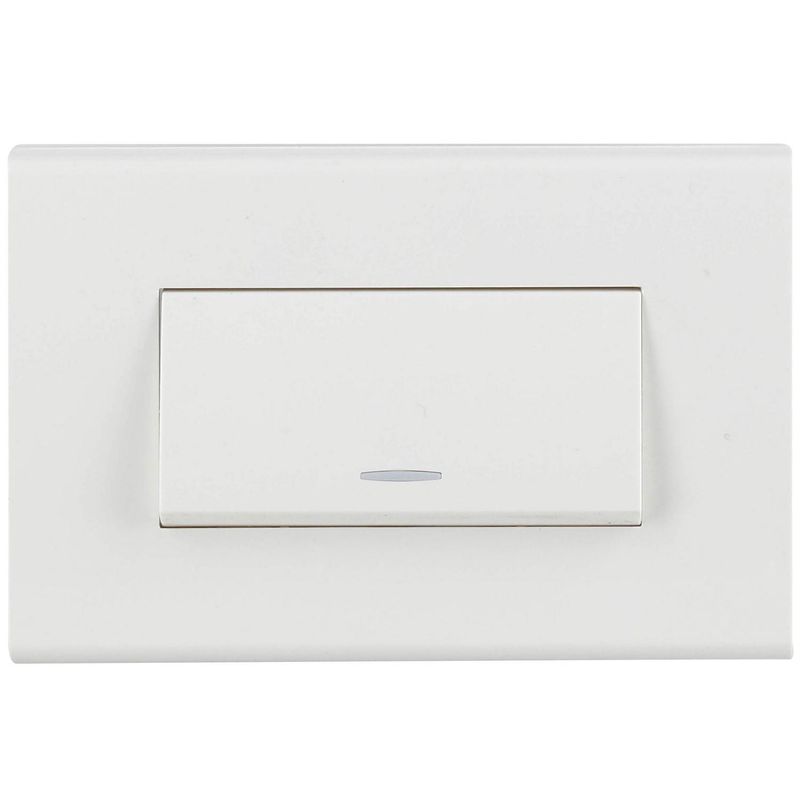 HALUX - Interruptor conmutador (9/24) 10 A Blanco