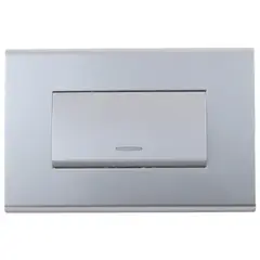 HALUX - Interruptor simple (9/12) 10 A Gris