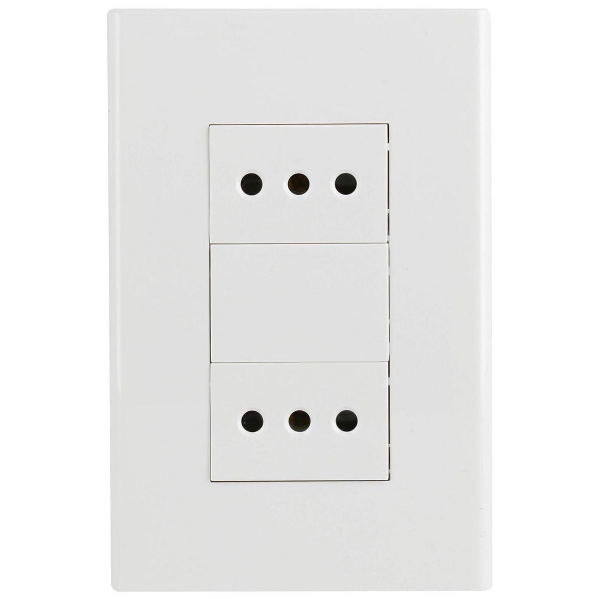 HALUX - Tomacorriente doble 10 A Blanco