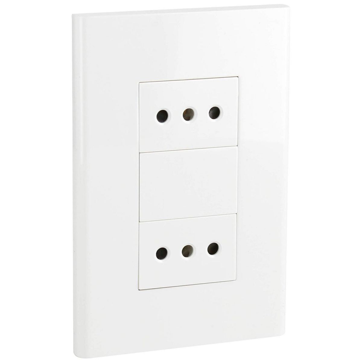 HALUX - Tomacorriente doble 10 A Blanco