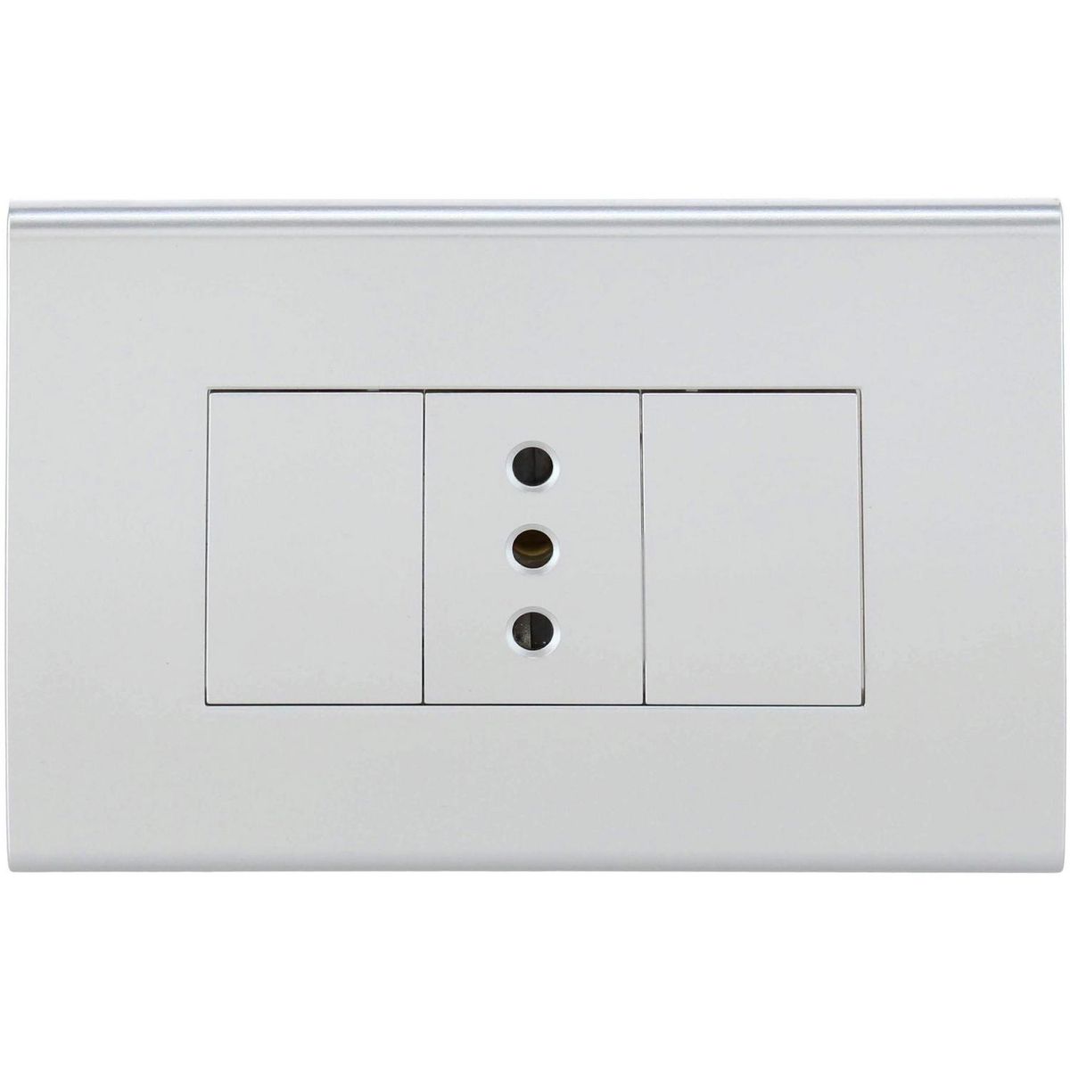 HALUX - Tomacorriente simple 10 A Blanco