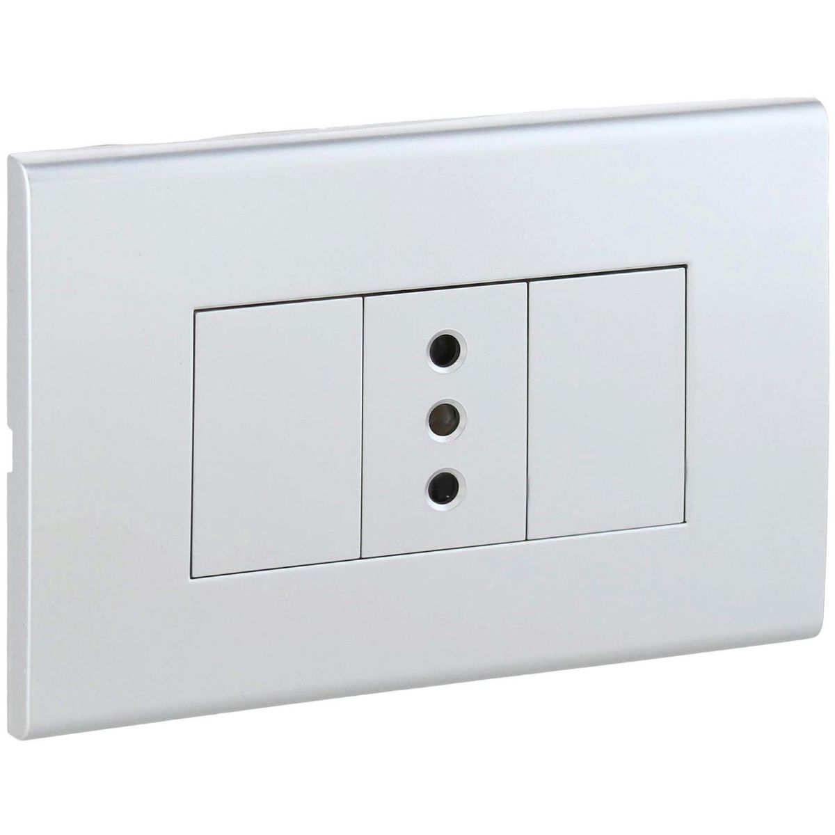 HALUX - Tomacorriente simple 10 A Blanco