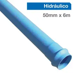 VINILIT - Tubo PN-6 Cementar PVC Agua 50 mmx6 m