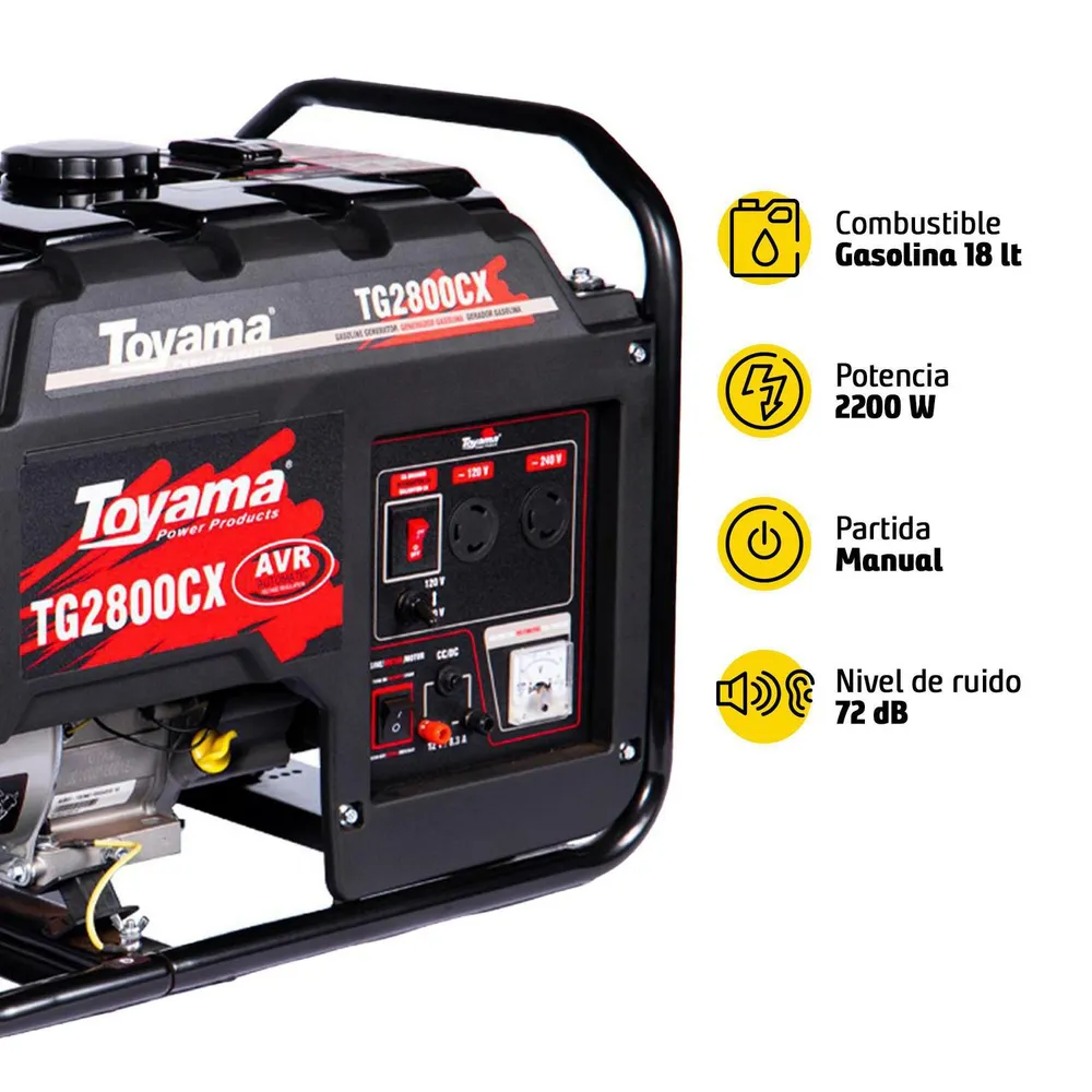 Toyama TG2500CX Gasolina, foto 4