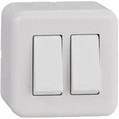 SCHNEIDER ELECTRIC - Interruptor doble (9/15) de sobreponer 16 A Genesis