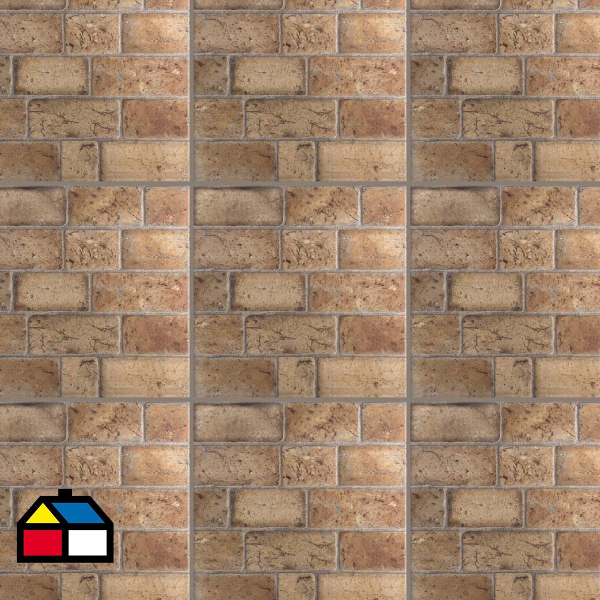 HOLZTEK - Cerámica 45x45 cm HD Rustico Café 2 m2