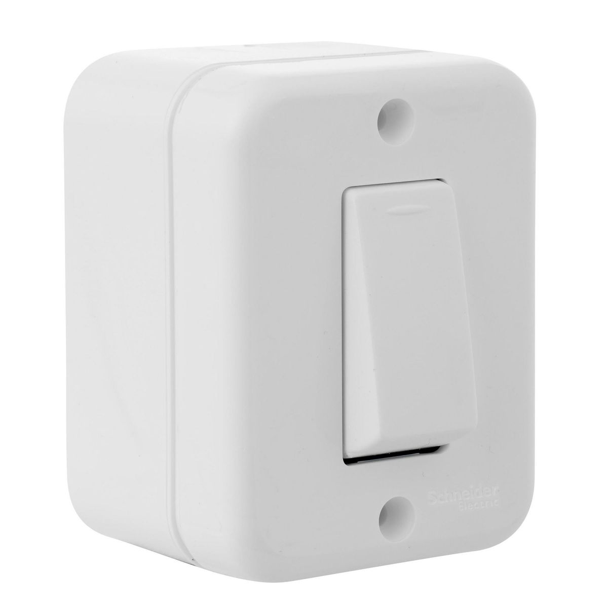 SCHNEIDER ELECTRIC - Interruptor simple 9/24 16 A Sobreponer blanco