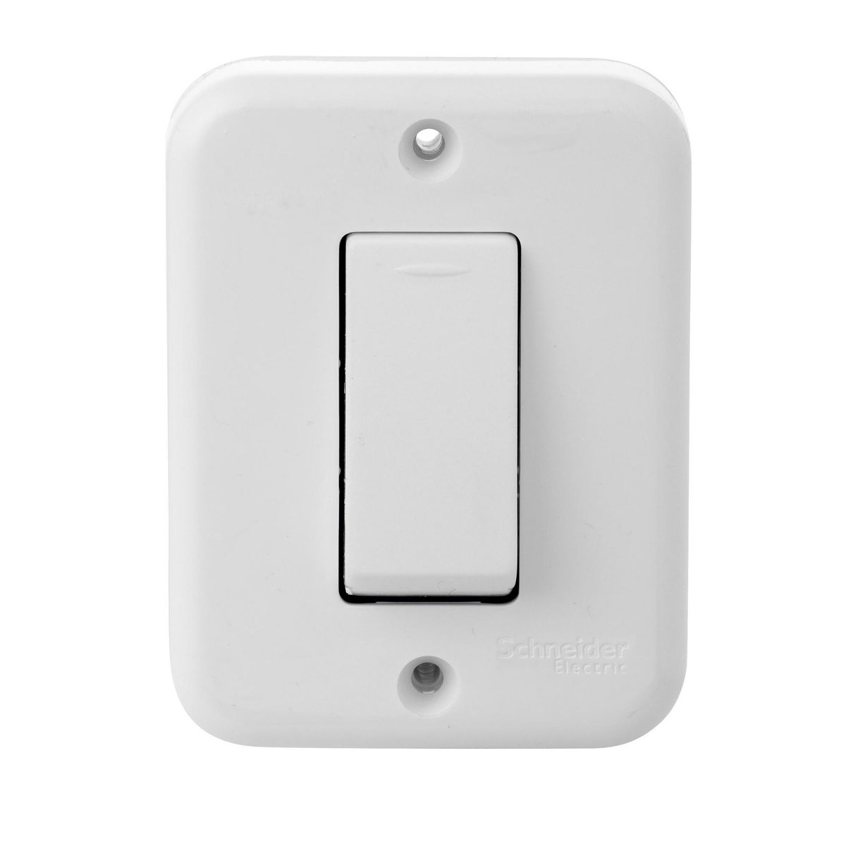 SCHNEIDER ELECTRIC - Interruptor simple 9/24 16 A Sobreponer blanco